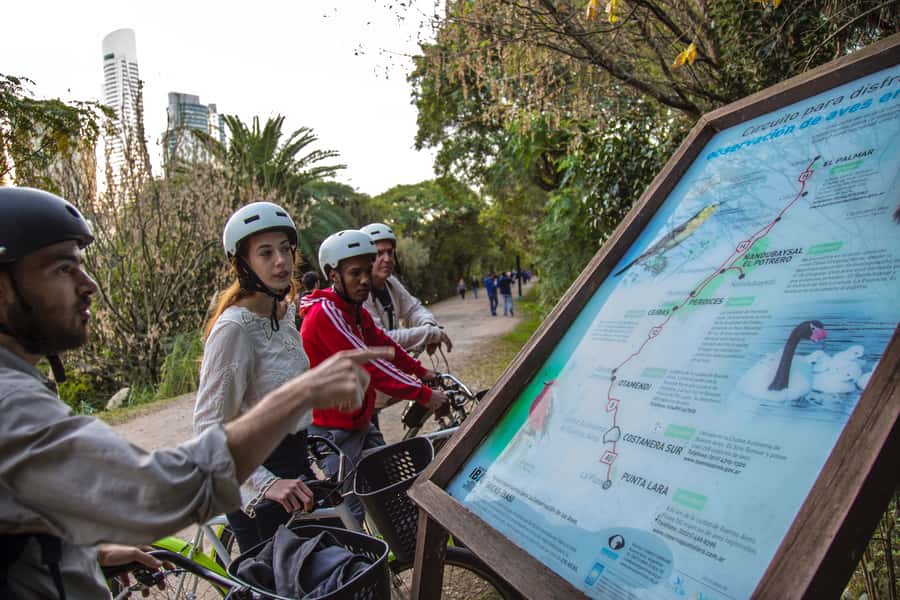 Buenos Aires: Full Day Bike Tour with Lunch - Reserva Ecologica and Puerto Madero: Nature Stop Then City Shine