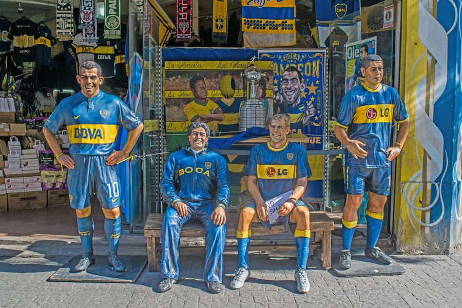 Buenos Aires: La Boca Guided Walking Tour in English - Boca Juniors outside La Bombonera: the finish line that hits