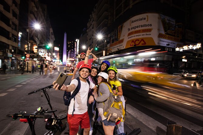 Buenos Aires Night Tour on Electric Scooter - From El Corralito to the Obelisk and Casa Rosada, big symbols with practical context