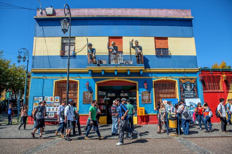 Classic City Tour of Buenos Aires: Neighborhoods and Emblems - La Boca and Caminito: Colorful Street Energy With a Built-In Photo Window