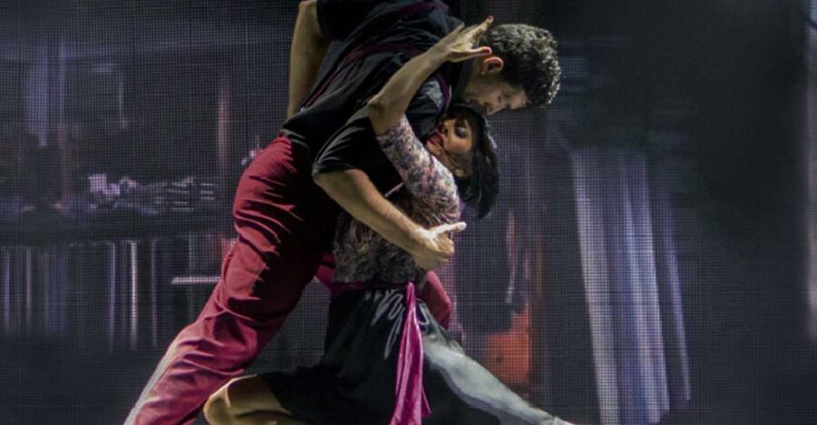 Madero Tango: Executive Only Tango & Folklore Show - The river setting and Buenos Aires modern skyline backdrop